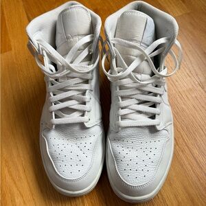 Nike Jordan Air Max White High-Top Sneakers